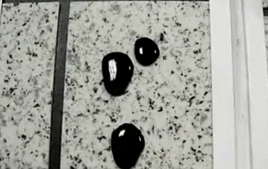 外墻真石漆,賽諾真石漆,真石漆抗污演示